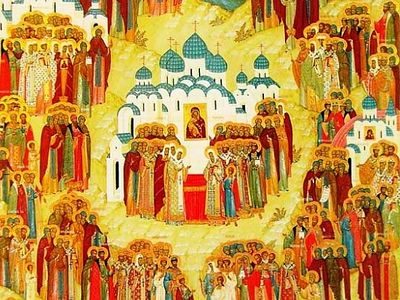 Божественная литургия Всех святых, в земле Русской просиявших